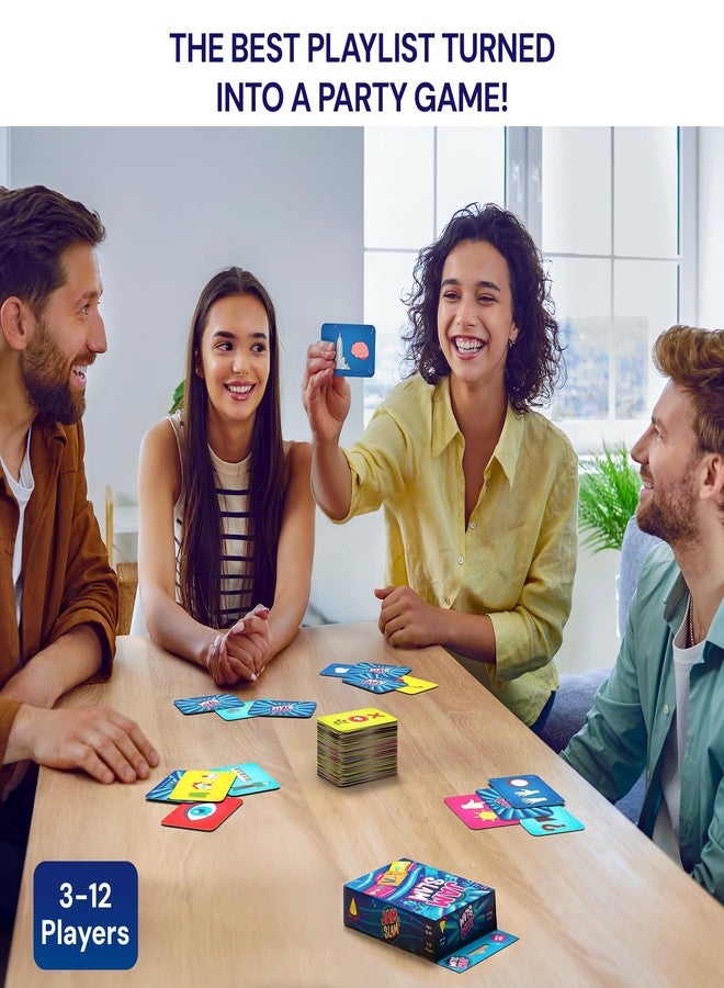 Gouda Games لعبة بطاقات الموسيقى "جام سلام" من غودا جيمز - لعبة تخمين الأغاني سريعة الإيقاع، مثالية لأمسيات الألعاب العائلية، ممتعة للكبار والمراهقين والأطفال، هدية رائعة لمحبي الموسيقى وألعاب الطاولة، تتسع من 3 إلى 12 لاعبًا. - Image 2
